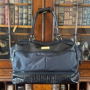 Samantha Brown Croco Embossed Tote/Underseat Bag NWOT!